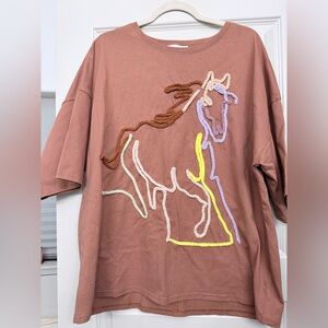 Peach Love California Brown Top